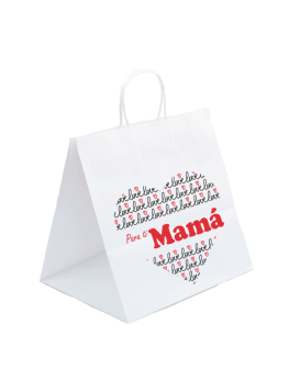 XL BOLSA SOS KRAFT BL - LOVE LOVE